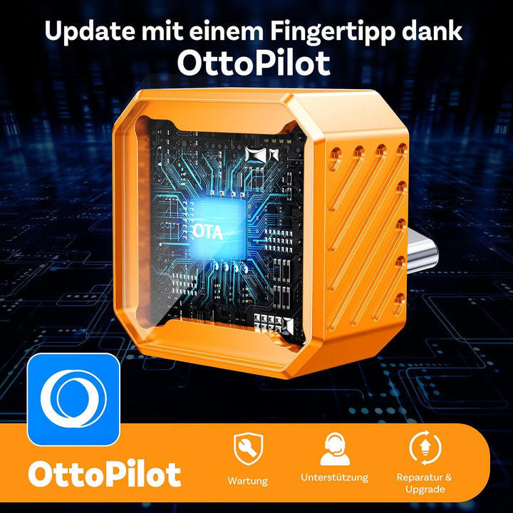 OTTOCAST Mini Pot 2026 Typ-C, 2-in-1 CarPlay &amp; Android Auto Wireless Adapter für iOS 10+/Android 11+