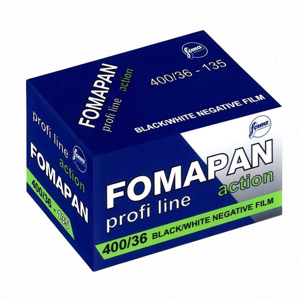 Fomapan 400asa Schwarzweiss 35 mm Film 36 Aufnahmen, 5 Stück