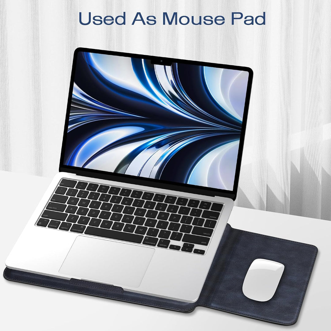 Fintie 13.6 Zoll Laptop Tasche mit Ständer Kompatibel mit MacBook Air 13.6 2026-2022, MacBook Neo, M