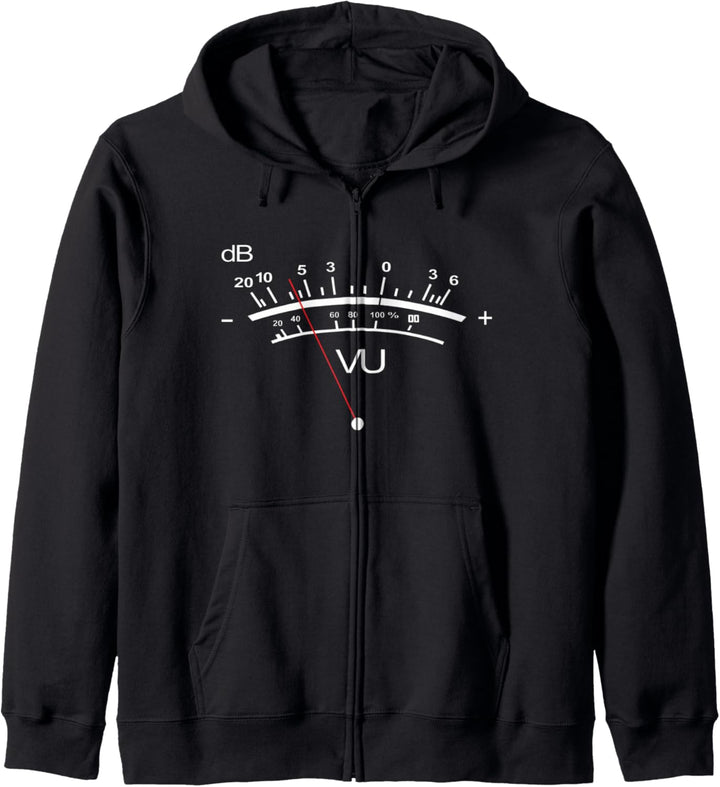 VU-Meter Kapuzenjacke
