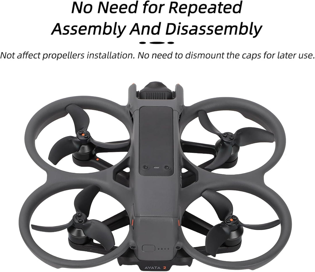 Motorabdeckungs Kappe für DJI Avata 2, Aluminiumlegierung Drohnenmotor-Schutzhülle Staubdicht Wasser