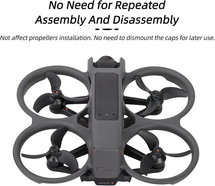 Motorabdeckungs Kappe für DJI Avata 2, Aluminiumlegierung Drohnenmotor-Schutzhülle Staubdicht Wasser
