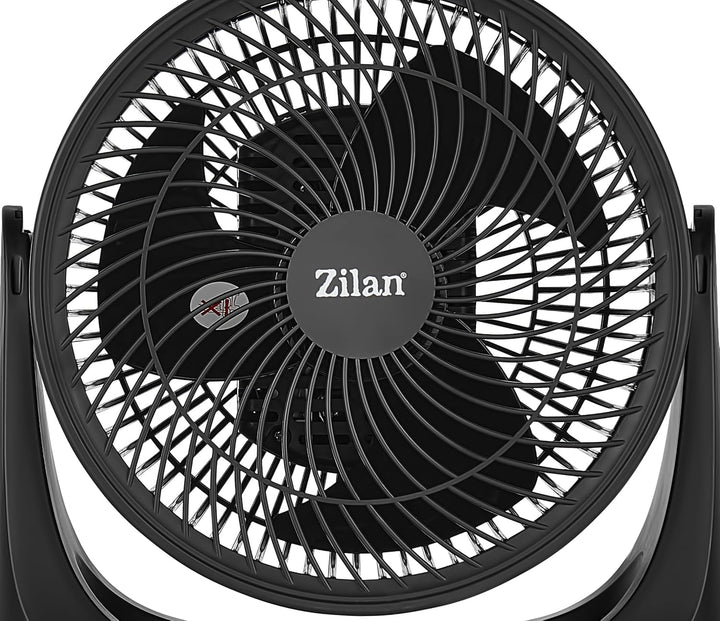 Zilan Sehr Silent Tischventilator | 3 Stufen | Durchmesser 18 cm | Energiesparend | Für Büro, Schlaf