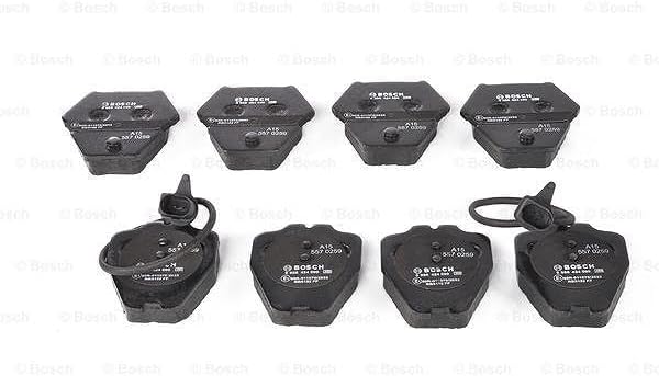 Bosch BP403 Bremsbeläge - Vorderachse - ECE-R90 Zertifizierung - vier Bremsbeläge pro Set