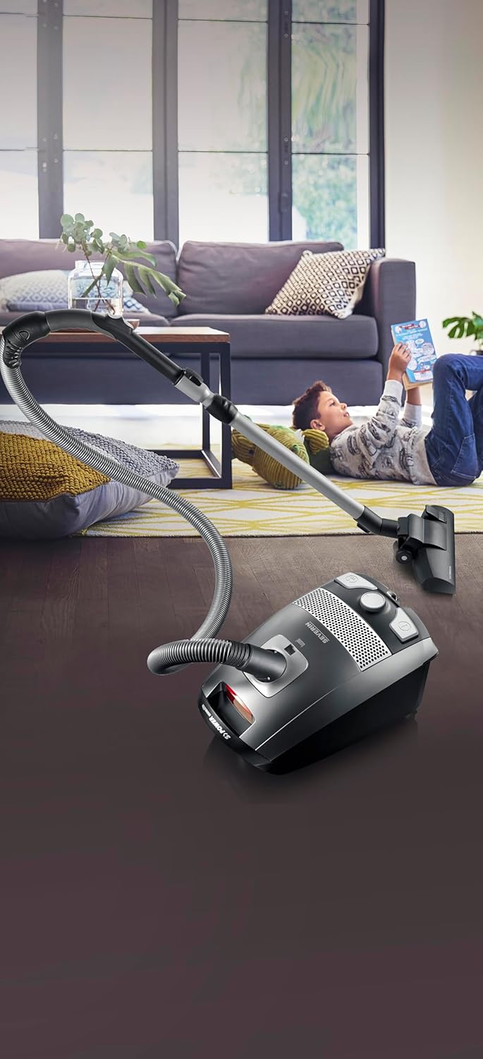 SEVERIN Bodenstaubsauger mit Beutel S'POWER, leistungsstarker Staubsauger mit praktischem Zubehör, l