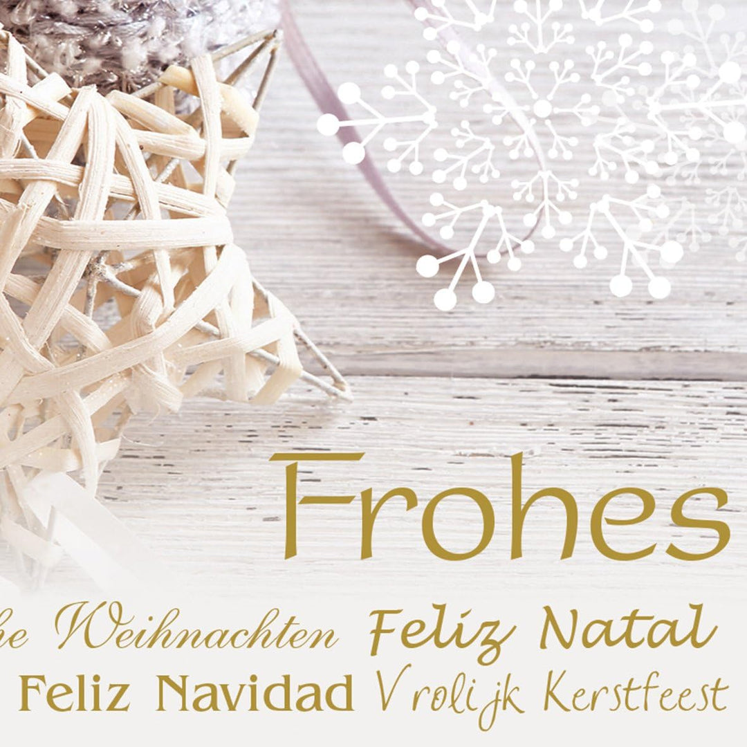 SIGEL DS034 Weihnachtskarten Set mit Umschlag | DIN A6 | 25 Stück "Christmas Feeling" | ideal zum Be
