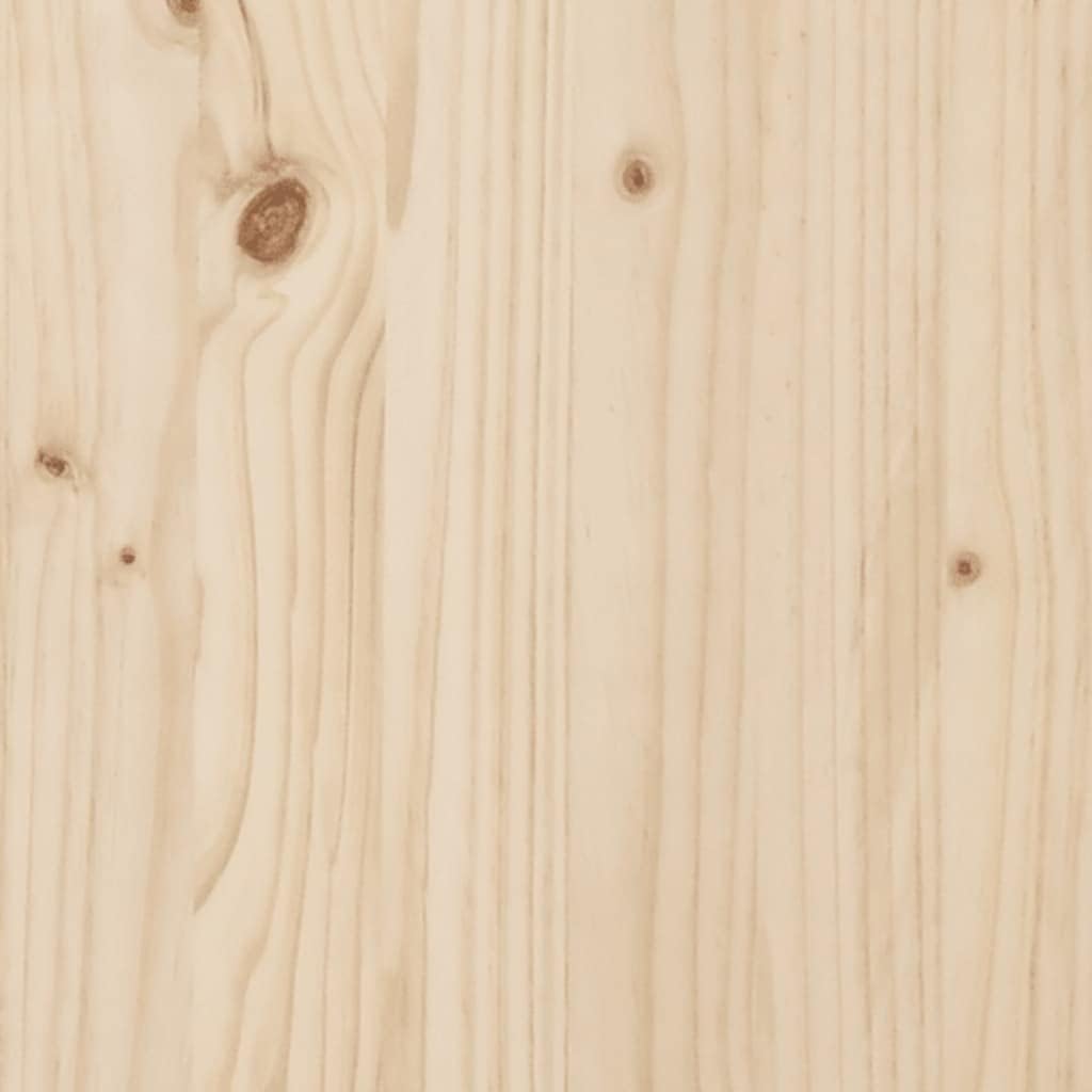 vidaXL Massivholzbett Holzbett Bett Doppelbett Bettgestell Bettrahmen Lattenrost Schlafzimmermöbel S