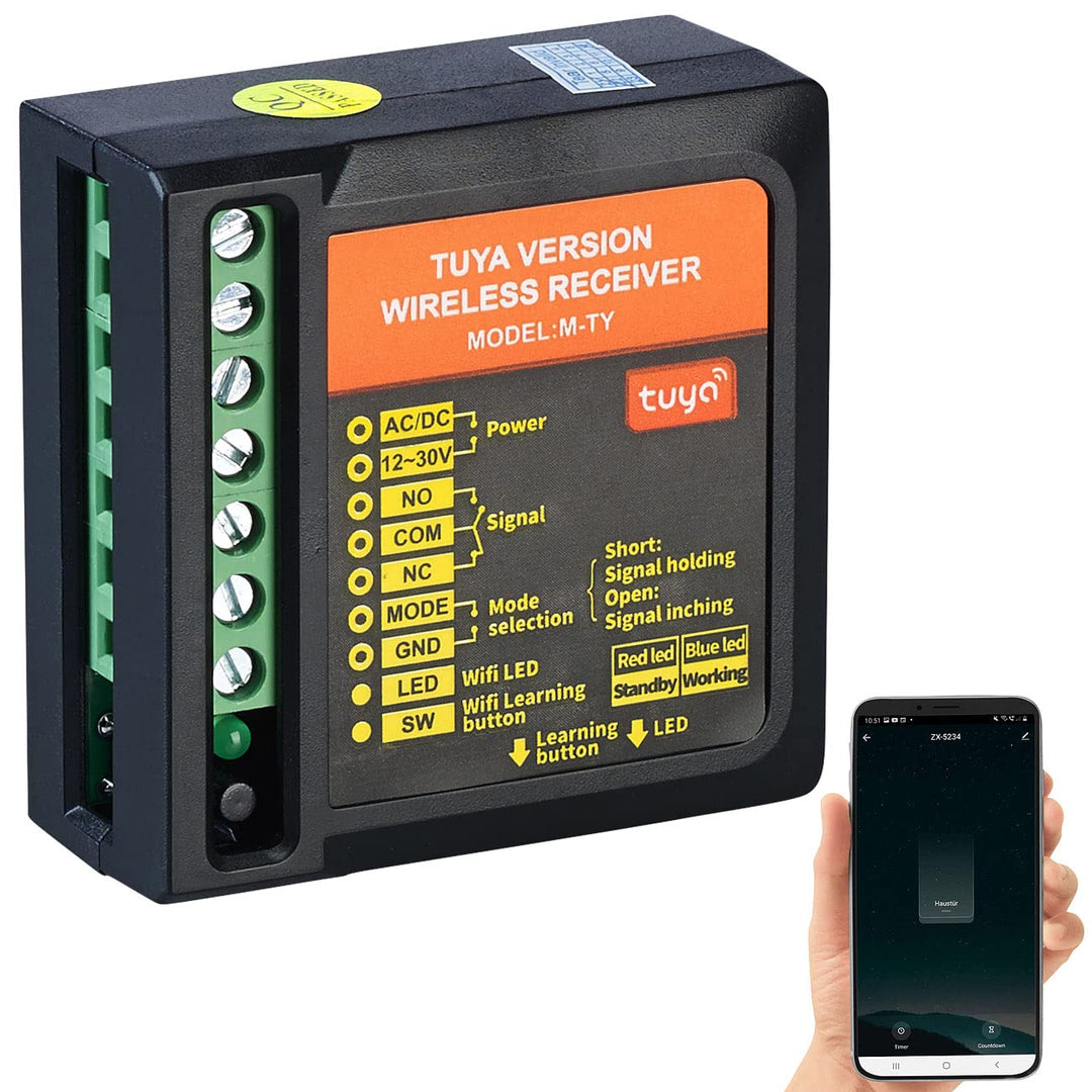 VisorTech WLAN Türöffner: WLAN-Adapter zur Sprach- und App-Steuerung elektronischer Tür-Öffner (Elek