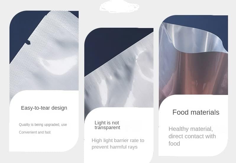 Mylar-Beutel Mylar-bags für Lebensmittel Verpackungen Vakuum Heisssiegel beutel Frischhaltebeutel(50