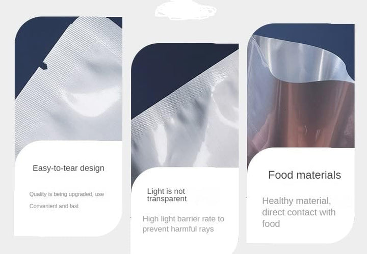 Mylar-Beutel Mylar-bags für Lebensmittel Verpackungen Vakuum Heisssiegel beutel Frischhaltebeutel(50