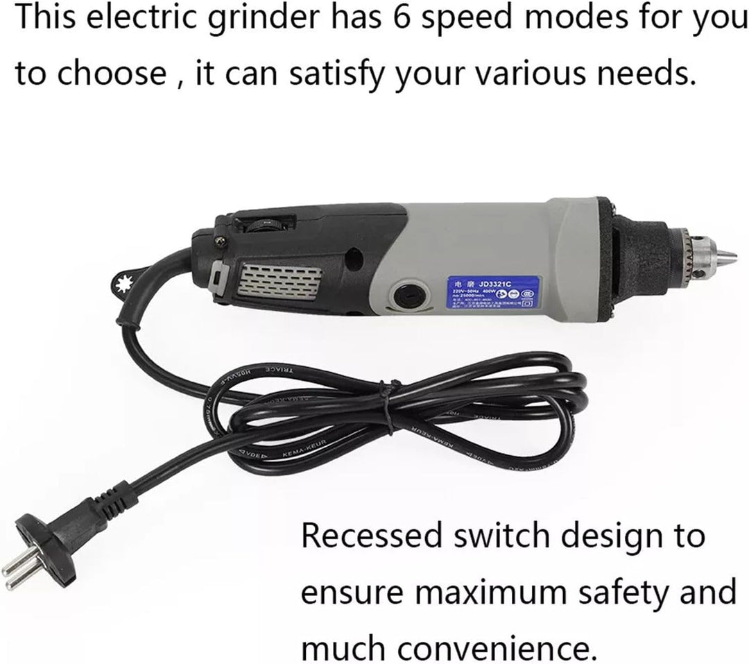 Multifunktionswerkzeug 400W - Sechs Geschwindigkeitsmodi, 5000-28000 U/min, für Schneiden, Schleifen