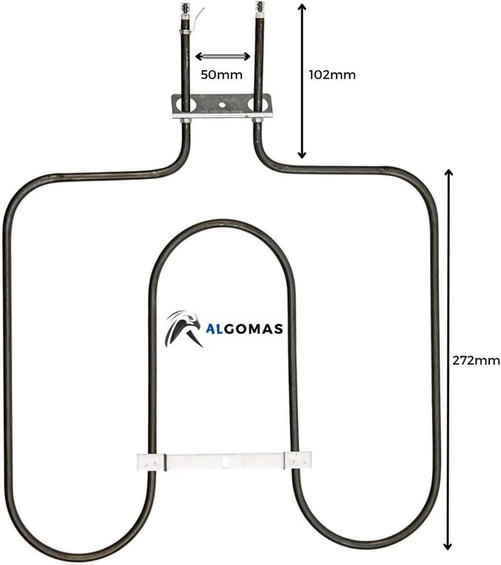 ALGOMAS® Unterhitzer, anpassbar an Fagor, Edesa, Aspes 1100 W, 220 V, 2121 CA5B002AO CC8000627 2H-11