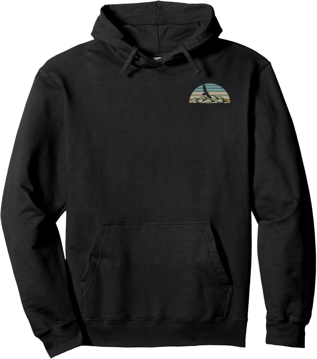 Trendy Outdoor Life Sunset Camp Life Front & Back Pullover Hoodie