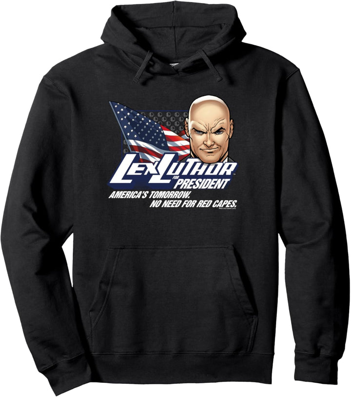 Superman Lex Luthor for President Pullover Hoodie
