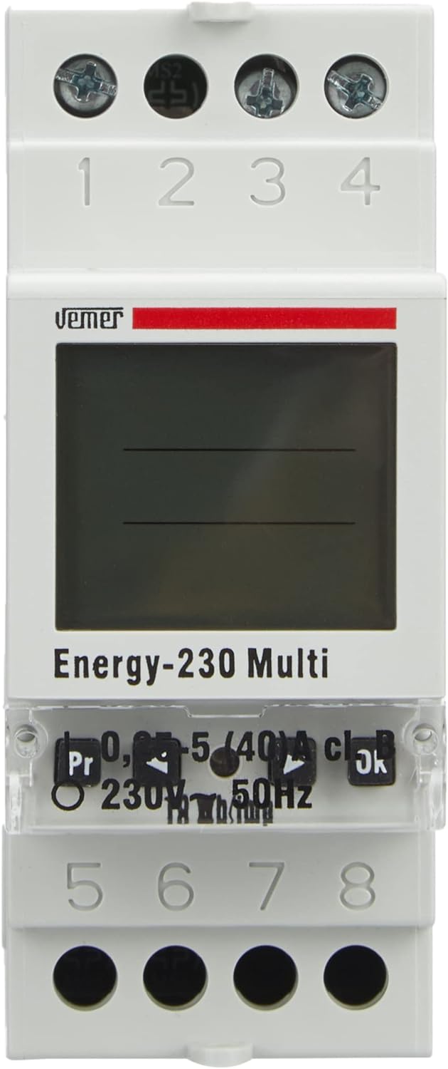 Vemer VE429700 Zähler von Energie energy-230 Multi mit Verbuchung für Zeiten MULTITARIFFA für System