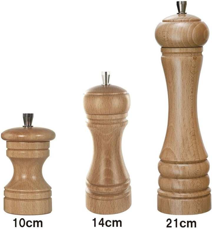 MARLUX p247.210101 Pfeffermühle Holz Natur 5,5 x 5,5 x 21 cm
