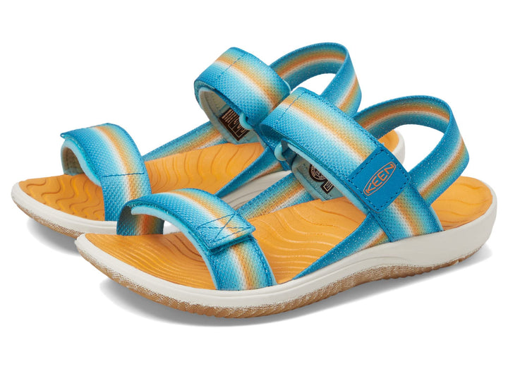 Keen Unisex Kinder ELLE BACKSTRAP REGENBOGEN/FESTIVAL FUCHSIA Sandale 24 EU Ipanema Iceland Poppy, 2