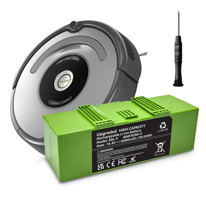 ABL-F Akku für iRobot Roomba i3 i3+ 3150 i4 i4+ 4150 i7 i7+ j7 j7+ 7158 7150 7550 7558 i8 und e5 515