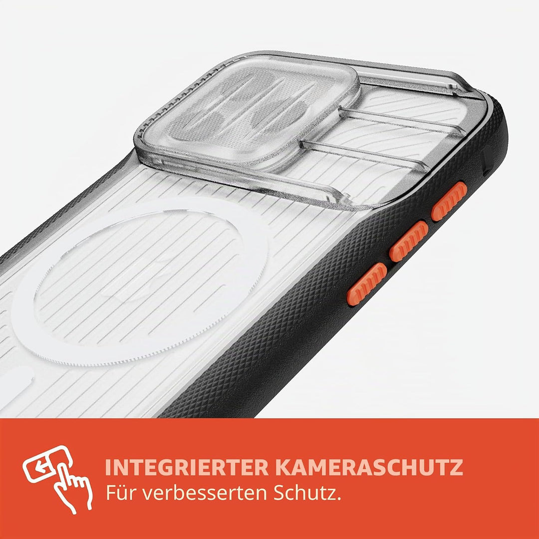 Tech21 Evo Max Hülle für iPhone 15 Pro Max - Kompatibel mit MagSafe - Aufprallschutz Hülle - Schlüss