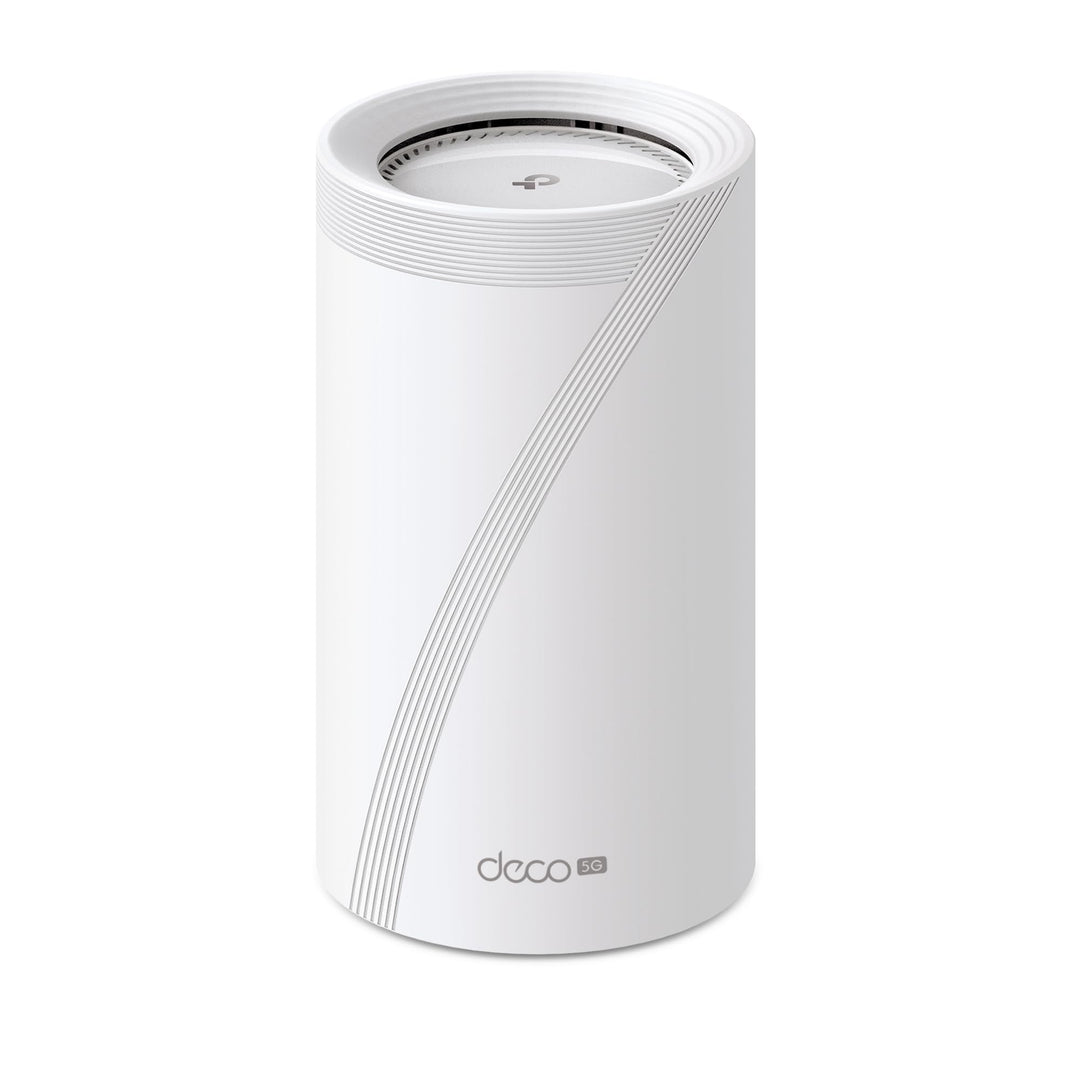 TP-Link Deco BE65-5G LTE WLAN Router, 5G Router SIM-Karte, 𝐓𝐫𝐢-𝐁𝐚𝐧𝐝 𝐖𝐢𝐅𝐢 𝟕, 3× 2,5 Gbit/s-Ports, 320