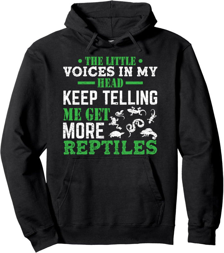 Funny Breeder Get More Reptilien Herping Reptile Pullover Hoodie