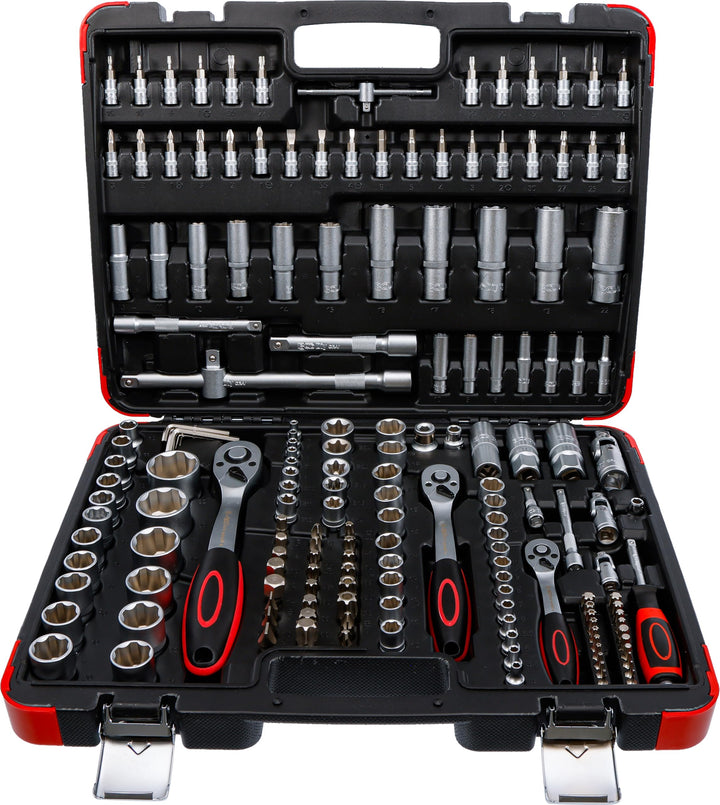 BGS Diy 2283 | Steckschlüssel-Satz | Antrieb 6,3 mm (1/4") / 10 mm (3/8") / 12,5 mm (1/2") | 172-tlg