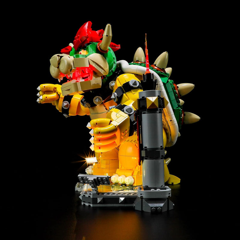 BRIKSMAX 71411 Led Licht für Lego Der mächtige Bowser - Compatible with Lego Super Mario Bausteinen