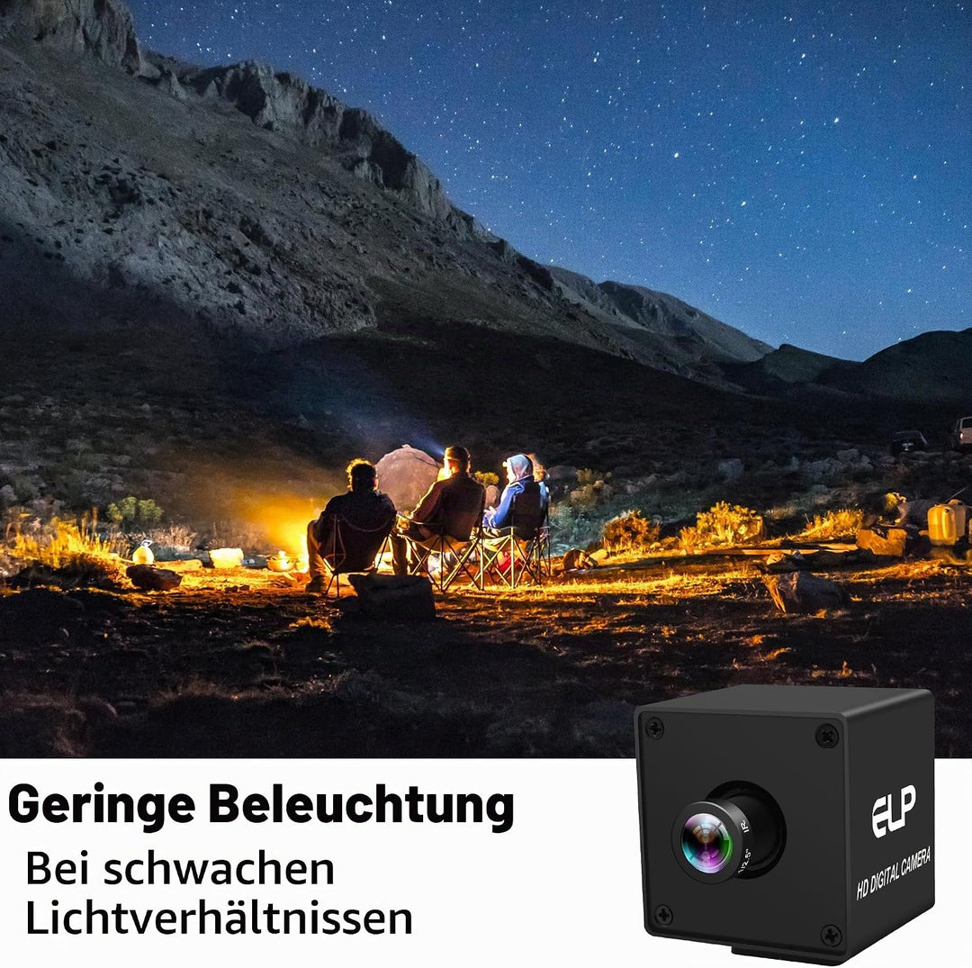 ELP 12MP USB Kamera 1080p@120fps Hochgeschwindigkeits-Webcam für industrielle Sicherheit mit 4K-Aufl