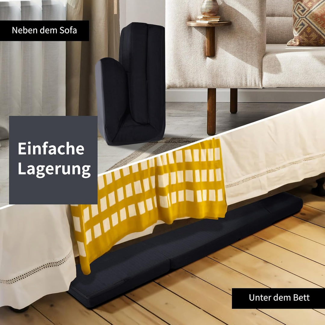 GOPLUS Bodenstuhl, Bodensessel mit 5-Fach Verstellbarer Rückenlehne &amp; Kissen, Bodensofa mit Schlaffu