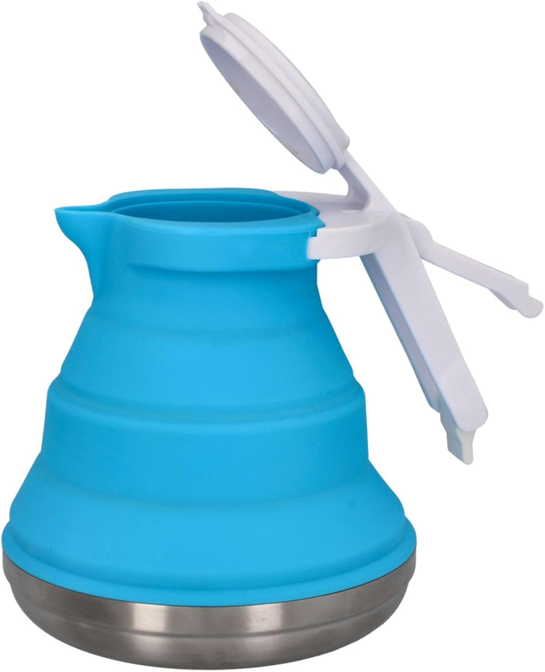 cartrend Caravan Wasserkessel faltbar, Camping Wasserkocher, 1,5 Liter Fassungsvermögen, platzsparen