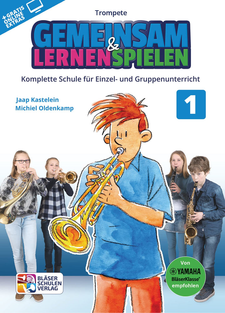 Gemeinsam lernen & spielen Band 1 (+Online-Access) : für Bläserklasse (Blasorchester) Trompete