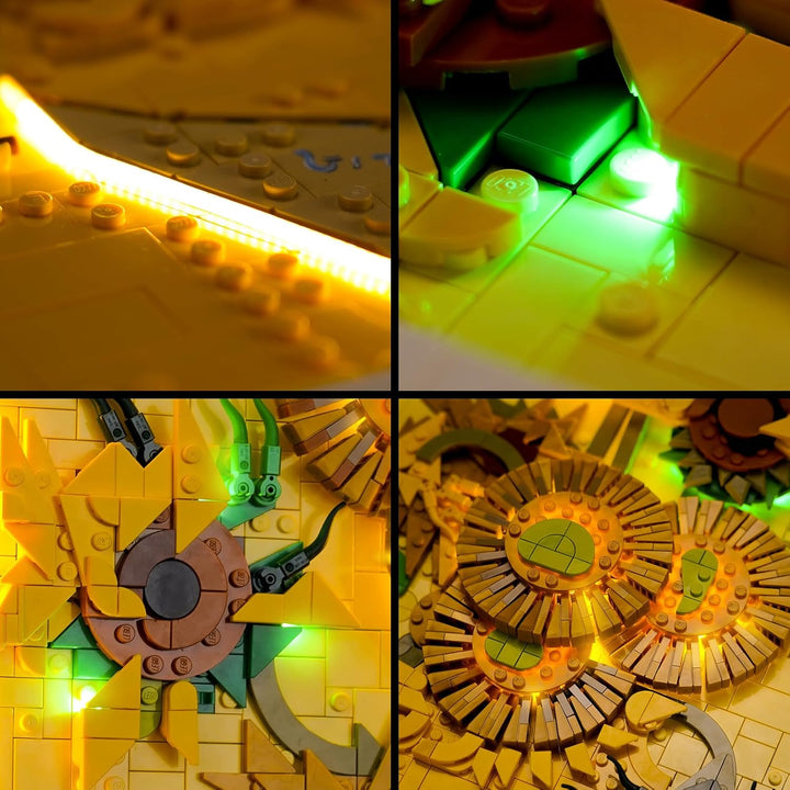 Led Licht Set Kompatibel mit Lego Vincent Van Gogh – Sunflowers 31215 (Kein Modell), Dekorationsbele