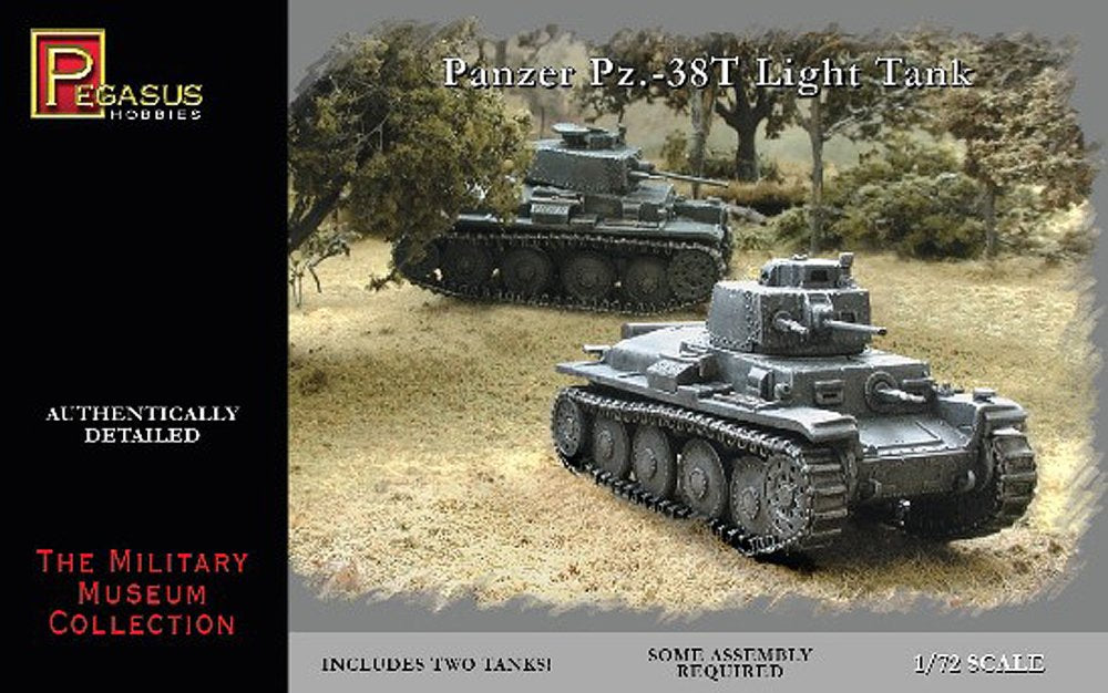 Pegasus PG7620-1/72 Panzer 38T Light Tank