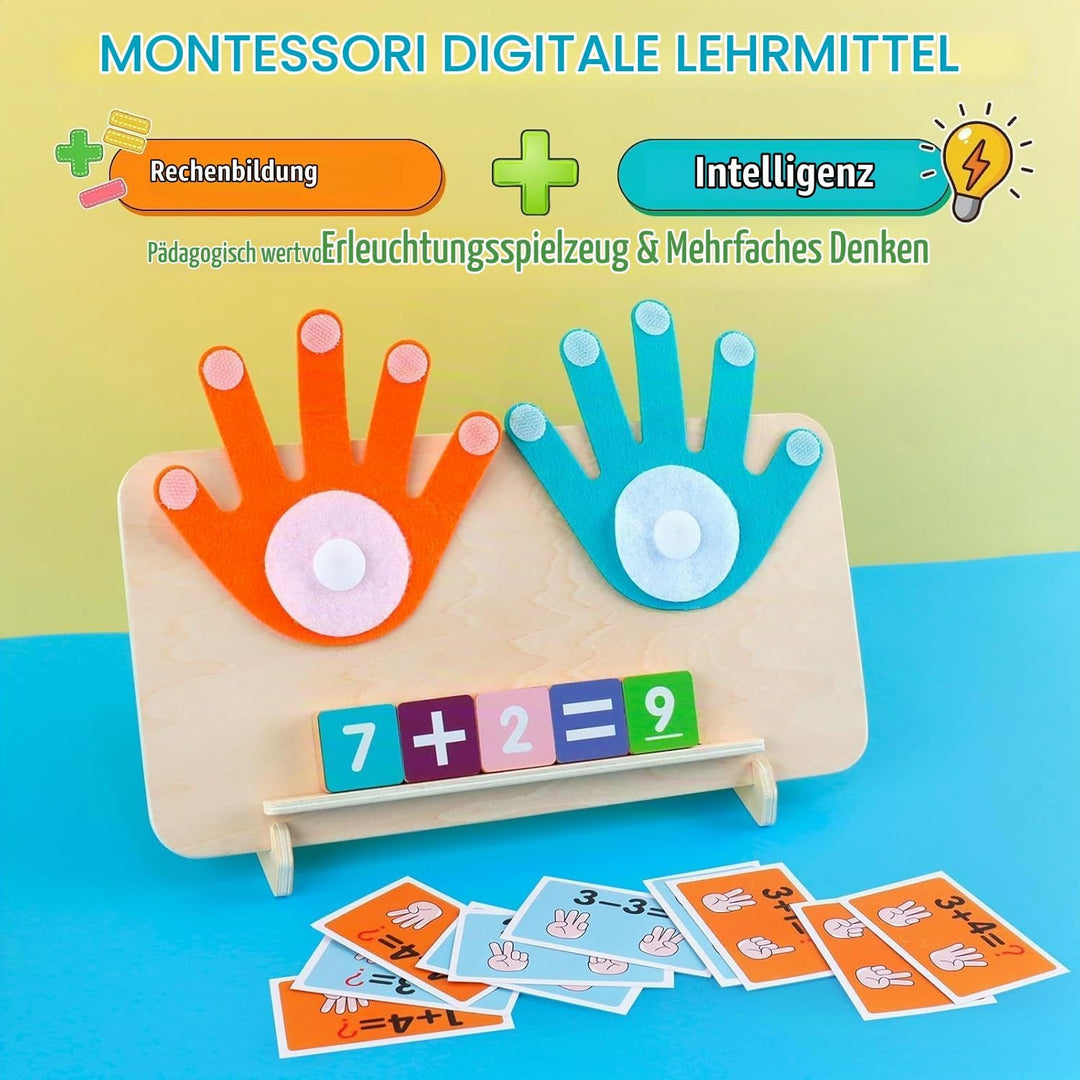 QYDKWK Mathe Spielzeug Zählen Lernen Lernspiele, Montessori Spielzeug ab 3 Jahre, Pädagogisches Vors