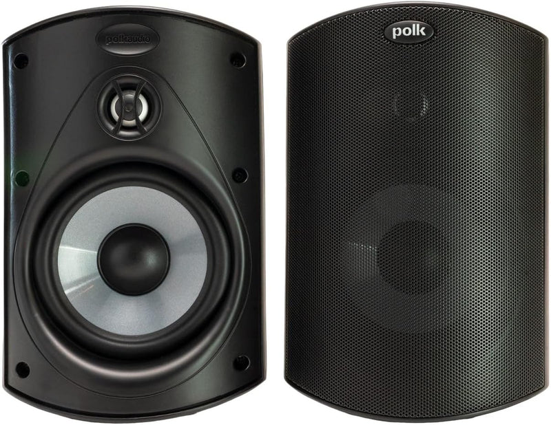 Polk Audio Atrium 4 sats Aussen-Lautsprecher (80 W) schwarz, Schwarz