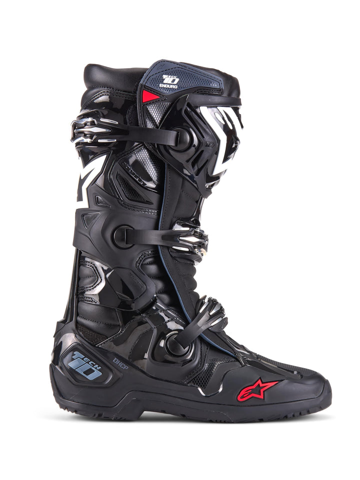 Alpinestars Motocross-Stiefel Tech 10 Enduro Schwarz Gr. 42 42 EU Schwarz Weiss, 42 EU Schwarz Wei&#