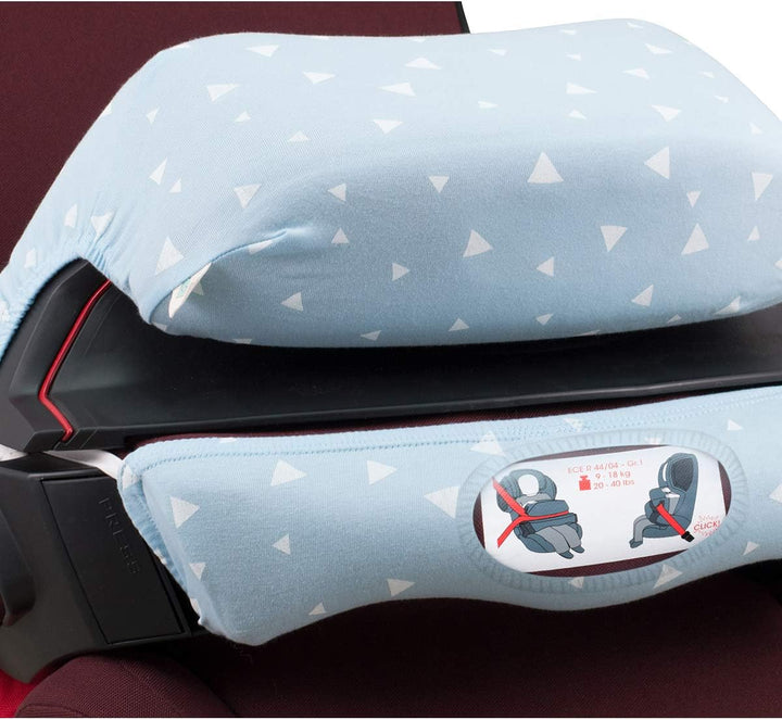 JYOKO Kids Bezug für Zubehör kompatibel mit Cybex Pallas Fix (Blue Sparkles), Blue Sparkles