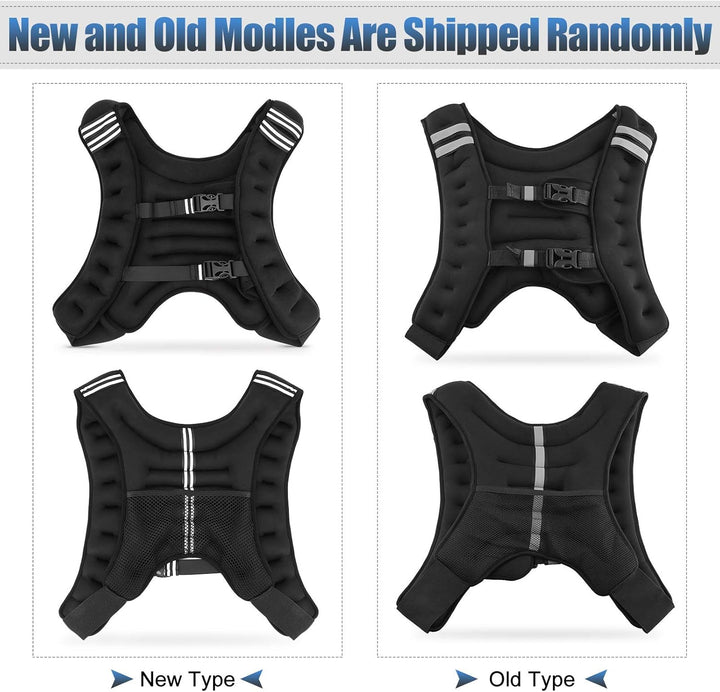 Gewichtsweste 10Kg, Weighted Vest Verstellbare Laufweste Trainingsweste Gewichtsmanschetten mit Refl