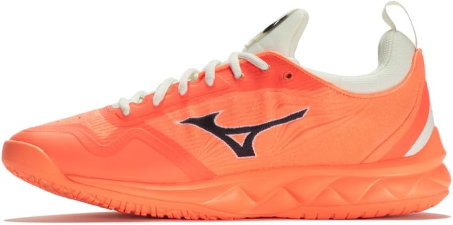 Mizuno Unisex Leuchtende Welle 2 Volleyballschuhe 46.5 EU Neon Flame Black Bolt2ne, 46.5 EU Neon Fla