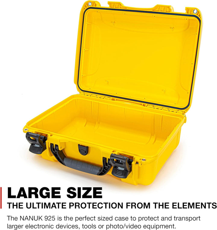 Nanuk 925 Wasserdichter Hartschalenkoffer leer - Gelb Leer Gelb, Leer Gelb