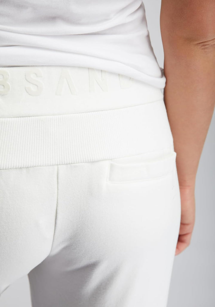 Elbsand Brinja Damen 7/8 Hose, Sweathose, gerade Schnittform XS Cloud White, XS Cloud White