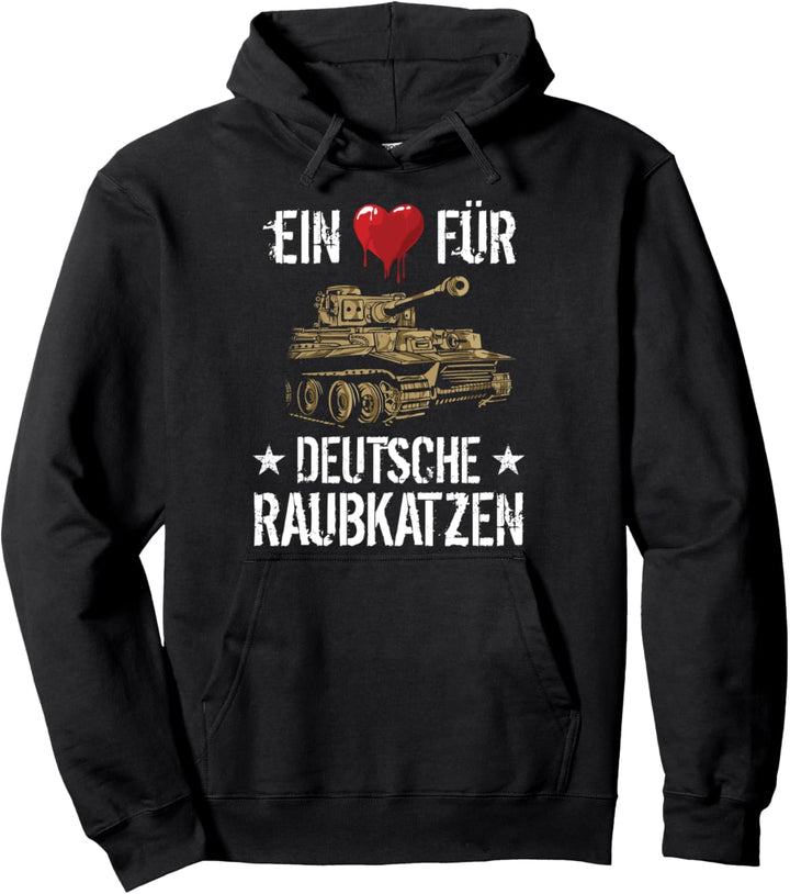 Panzer Kampfpanzer Tiger Panzerkampfwagen Panzerfahrer Pullover Hoodie