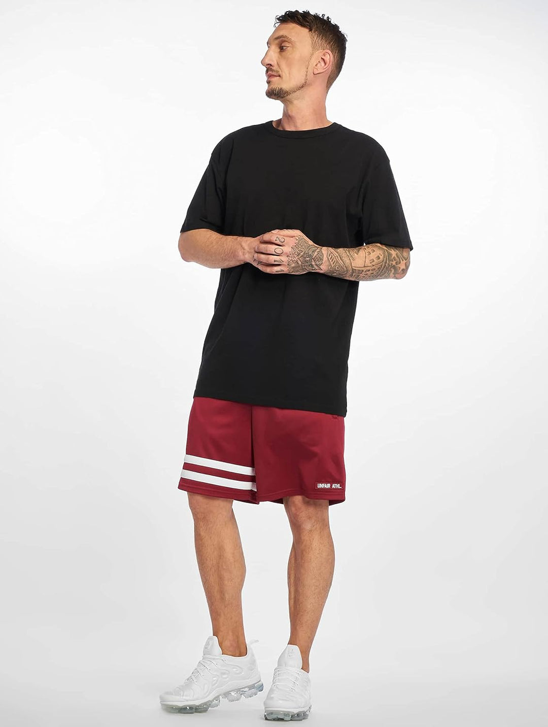 Unfair Athletics Herren Herren Shorts Dmwu Athletic Shorts S Weinrot, S Weinrot