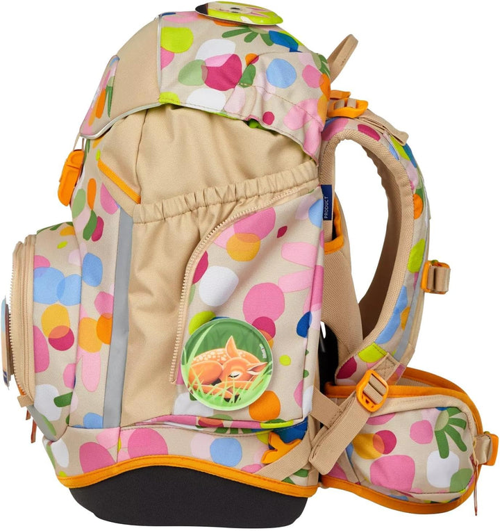 ergobag Pack Set ergonomischer Schulrucksack flexibel 6-teilig Set 1. Klasse Grundschule für Mädchen