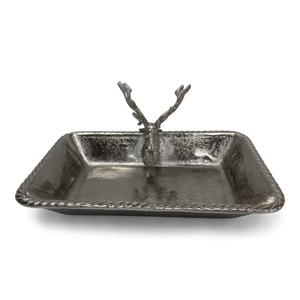 Spiru Aluminium Schale Kopf-Hirsch (25 cm)