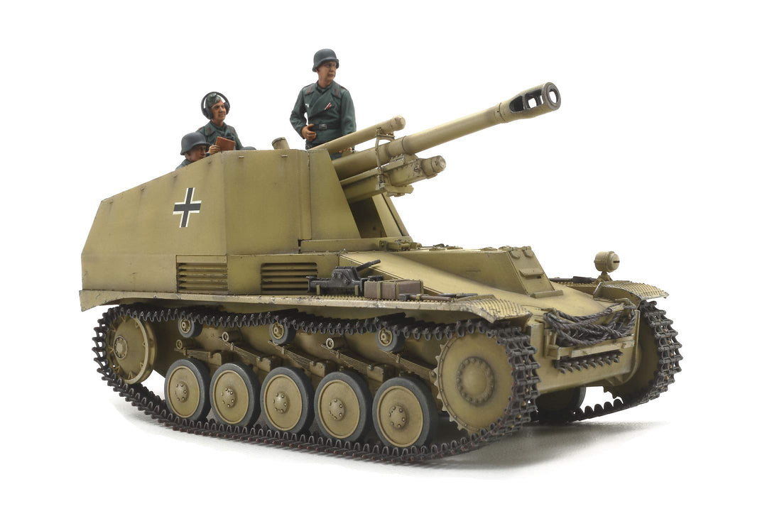 TAMIYA 35358 - 1:35 Panzerhaubitz Wespe Italien. Front, Modellbau, Plastik Bausatz, Hobby, Basteln,