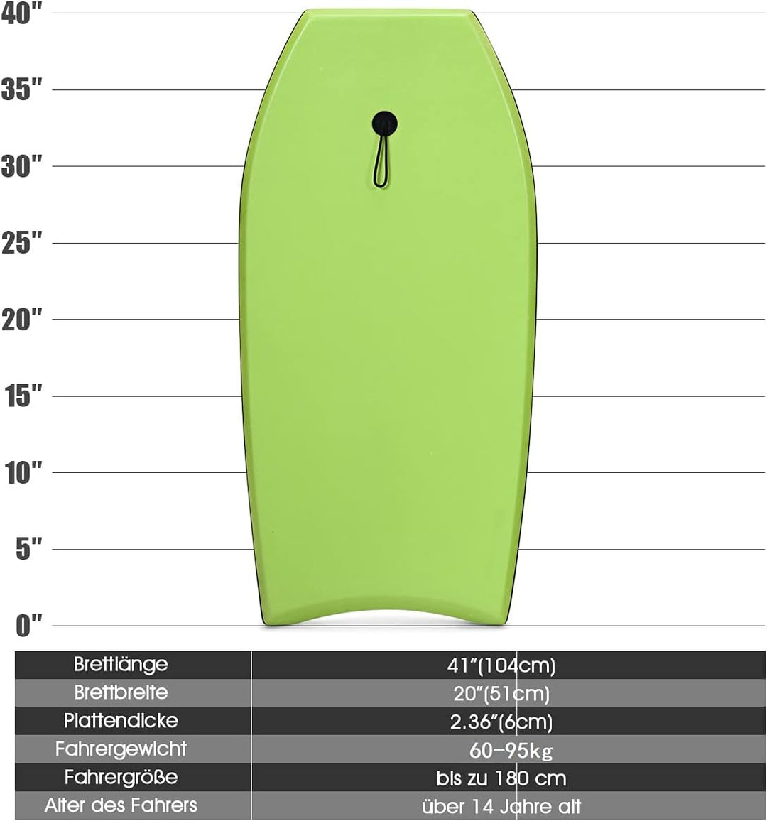 COSTWAY Bodyboard, Schwimmbrett Schwimmboard, Surfbrett Kinder und Erwachsene, Surfboard, Sup-Board