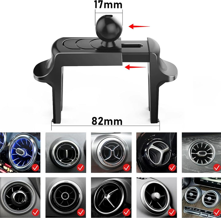 TTCR-II Handyhalterung Compatible Avec Mercedes A/B/C/E/S Klasse 2016-2023 für GLC/GLE/GLS/GLB Klass