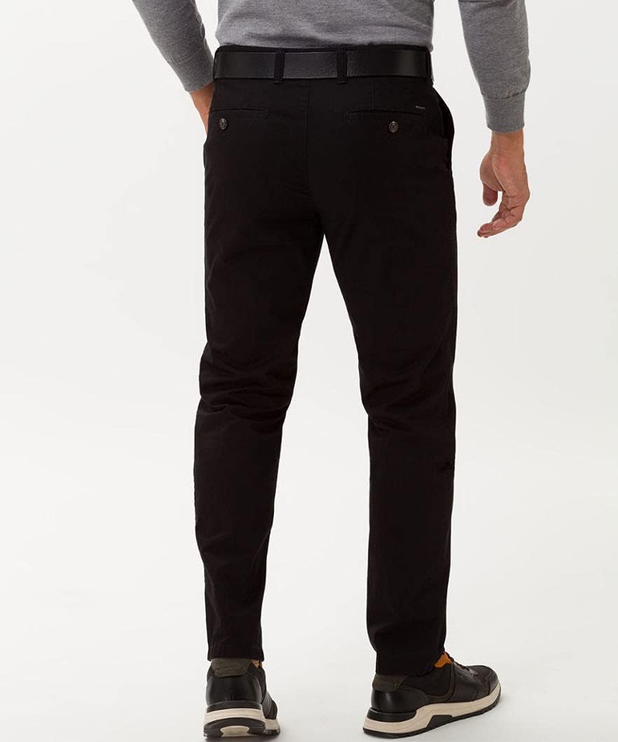 EUREX Herren Hose Jim Luxury Cotton Chino 33W / 30L Perma Black, 33W / 30L Perma Black