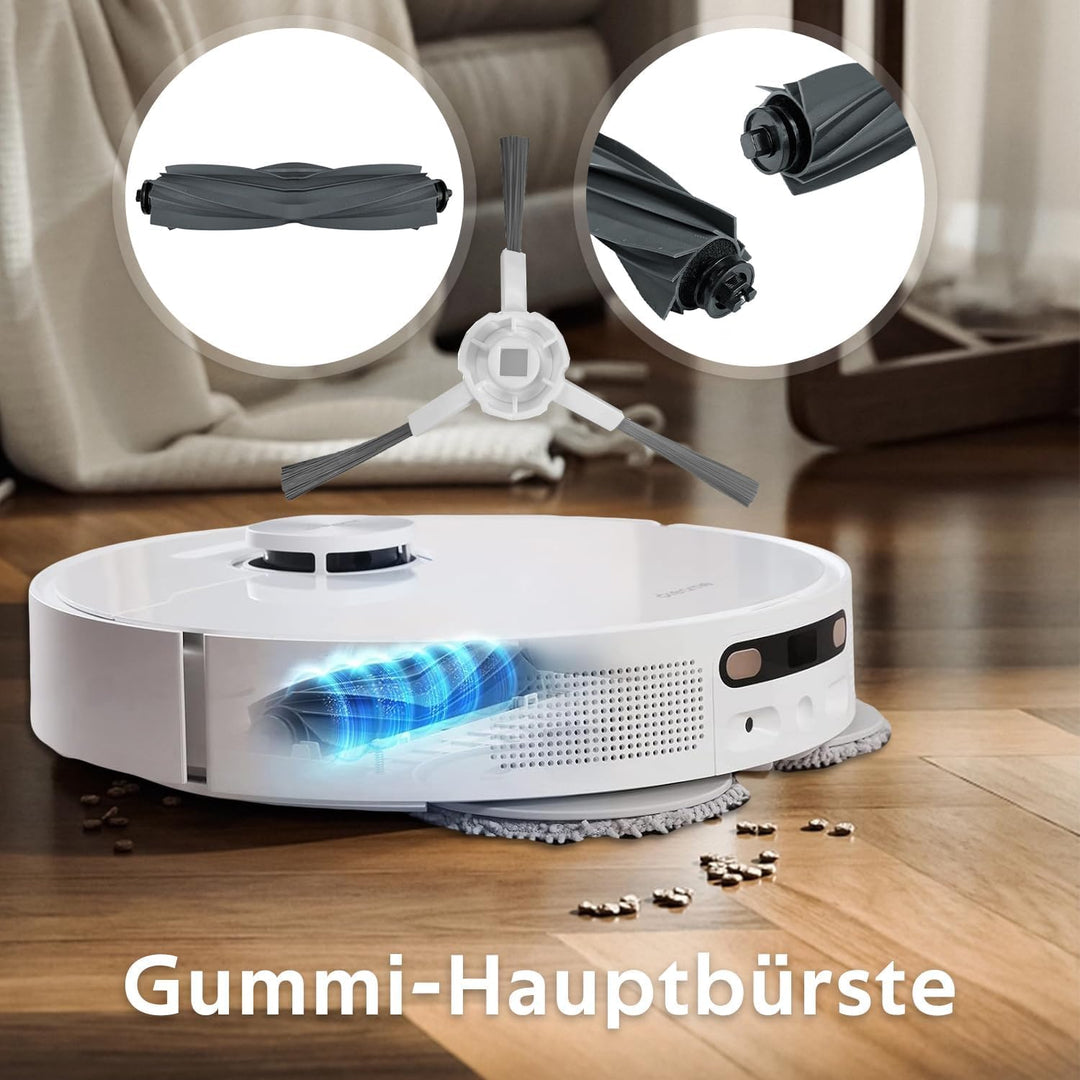 ANBOO 14 Stück Zubehör Kompatibel with Dreame L10s / L10 Ultra / L10 Prime Saugroboter mit 1 Hauptbü